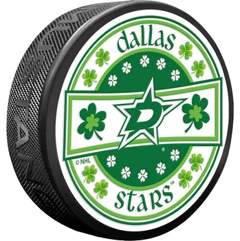 Puk Mustang Puk Dallas Stars NHL Lucky St. Patricks Day Puck