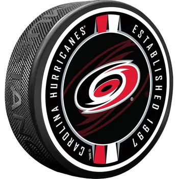 Puk Mustang Puk Carolina Hurricanes NHL Ribbon
