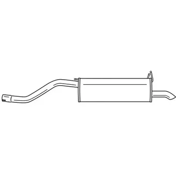 Tlumič výfuku QWP Zadní tlumič výfuku QWP WEX421