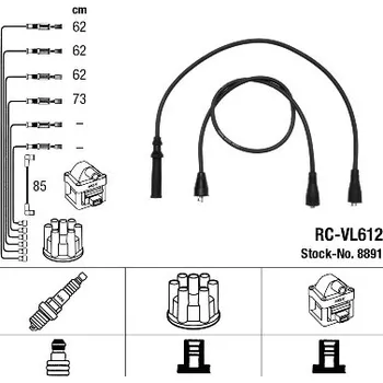 Zapalovací kabel Sada kabelů pro zapalování, 8891