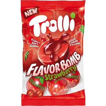 Bonbon Trolli Flavor Bomb Jahoda 75g