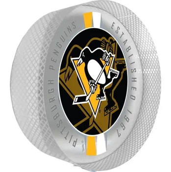 Puk Mustang Puk Pittsburgh Penguins NHL Crystal Ribbon