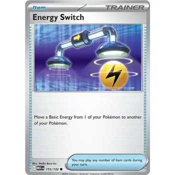 Sběratelská karetní hra Energy Switch 115/132 - Mega Evolution Typ karty: Non-Holo