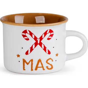 Stolování Vánoční hrnek | FLOCON | bílý s tyčinkami | 0,16 l | 945797