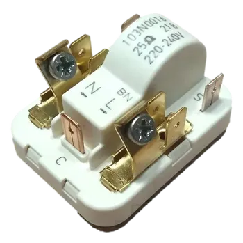 Příslušenství pro lednici  Danfoss 103N0016 - Rozběhové relé a PTC startér pro kompresory FR, NL, PL, SC, TL | Instalační sada pro chladničky | Náhradní díl kompresoru