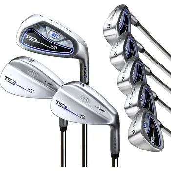 Golfový set U.S. Kids Golf TS3-57 (145cm) v10 8-Club dětský golfový set želez, ocel dětské, pravé, bez bagu, ocel, standardní, 140-165 cm