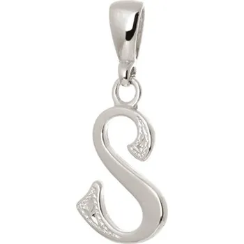 Přívěsek Stříbrný přívěšek písmeno S bez zirkonů STRZ1523SF