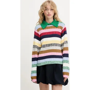 Dámský svetr Svetr Stine Goya dámský, zelená barva, SG-PF25-K033-2386 SG.PF25.K033.2386 MLA, vel. XL