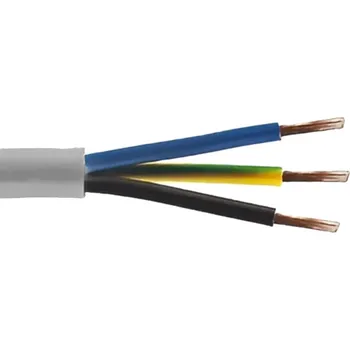 elektrický kabel Kabel CSSS V05SS-F 3x1 Precon, silikonová izolace, šedý - 1 m (V05SS-F 3x1/G)