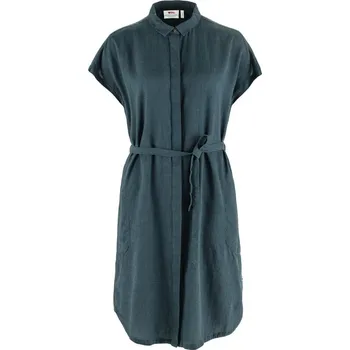Dámská sukně šaty dámské letní FJÄLLRÄVEN Övik Hemp Dress W Mountain Blue - XL