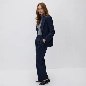 Reserved - Kostkované kalhoty - tmavomodrá - 351GF-59X - 351GF-59X-XL