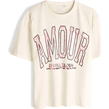 Dívčí oblečení GATE Oversize tričko s potiskem 8Y 425-0870/1140