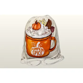 GIFTE Bavlněný stahovací vak – Pumpkin Spice