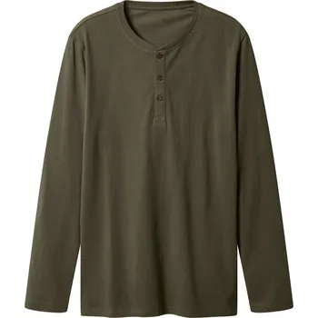 esmara Men Pánské triko s dlouhými rukávy (olivová, XL (56/58))