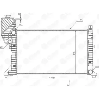 Chladič motoru QWP Chladič vody QWP WRA108