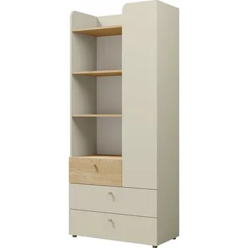 Ložnice Falco Skříň s regálem Yuva R3 béžová/dub