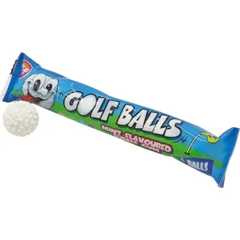 Bonbon Zed Candy mentolové žvýkačky ve tvaru golfových míčků 26 g