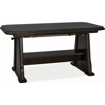 Konferenční stolek BETA - konferenční stolek zvedací i rozkládací, deska lamino WENGE / nohy masiv moření wenge (BEATAW=2BALÍKY) (S) (K150-E) NOVINKA