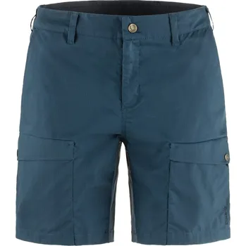 Dámské oblečení šortky dámské trekové FJÄLLRÄVEN Abisko Hybrid Trail Shorts W Navy - 34