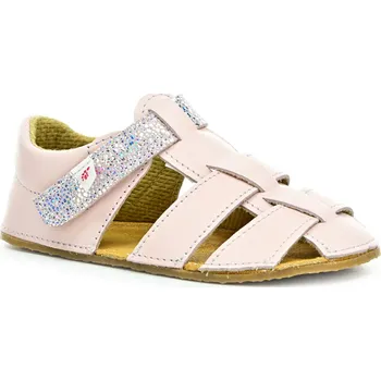 Dívčí sandály EF Barefoot Ef Pudrově růžové barefoot sandály Velikost boty (EU): 26, Vnitřní délka boty: 168, Vnitřní šířka boty: 71