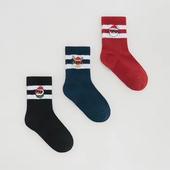 Chlapecké spodní prádlo Reserved - Sada 3 párů ponožek - tmavomodrá - 605IL-59X - 605IL-59X-K25