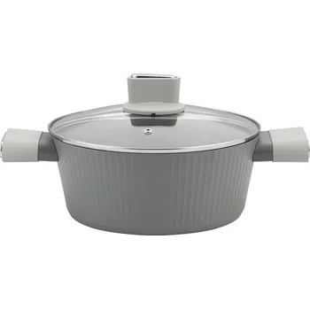 Florina Hliníkový hrnec Serrano 3,7 l, 24 cm, pr. 24 cm, šedá
