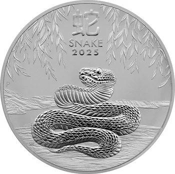 Stříbrná investiční mince Year of the Snake Rok Hada Lunární 1 Kg 2025