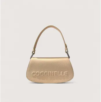 Kabelka COCCINELLE MYRTHA MAXI LOGO KOŽENÁ MINI BAG BETULLA AW25