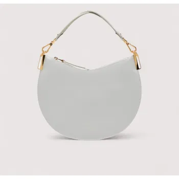 COCCINELLE SUNUP MEDIUM KOŽENÁ KABELKA SNOW/GREENERY AW25