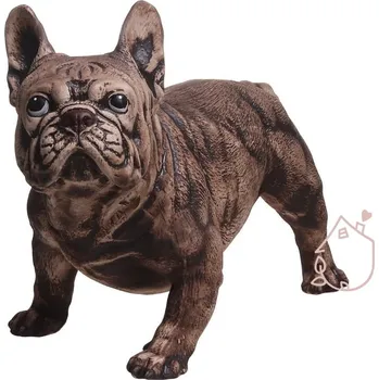 Buldoček Aira | hnědý z mrazu odolné keramiky