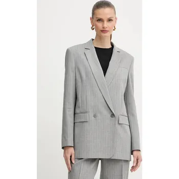 Blazer s příměsí vlny Twinset 252TP2630 šedá 90X, vel. 34
