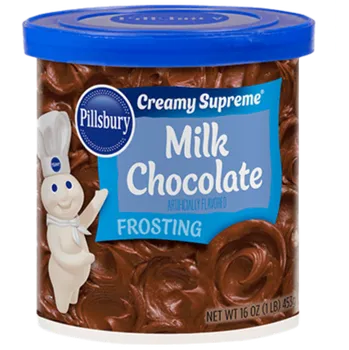 Čokoláda Pillsbury krémová poleva s příchutí mléčné čokolády 453 g