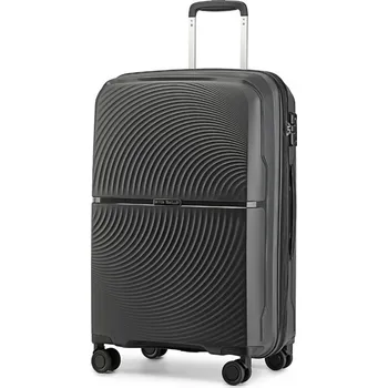 British Traveller K2393L Kufr spinner 67cm Černý Polypropylen