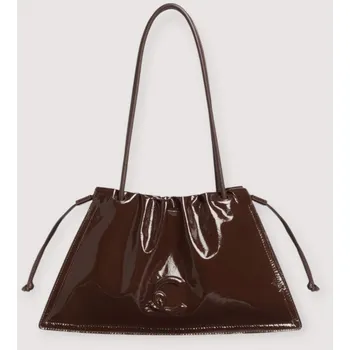COCCINELLE DULSE SHINY KOŽENÁ KABELKA BRUNETTE/BRUNET AW25