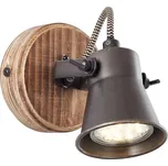 Brilliant - Nástěnné bodové svítidlo SEED 1xGU10/5W/230V černá/hnědá