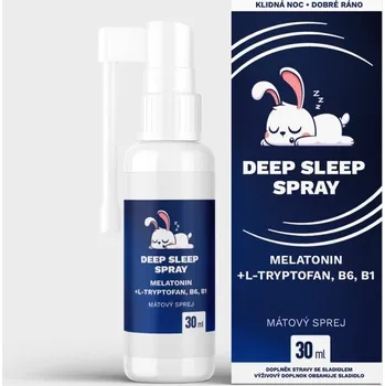 Přípravek na podporu paměti a spánku DEEP SLEEP SPRAY - Sprej s melatoninem pro klidný spánek, 30ml