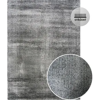 Koberec Kusový koberec Berfin MICROSOFTY 8301 Dark grey Rozměr: 80x150 cm