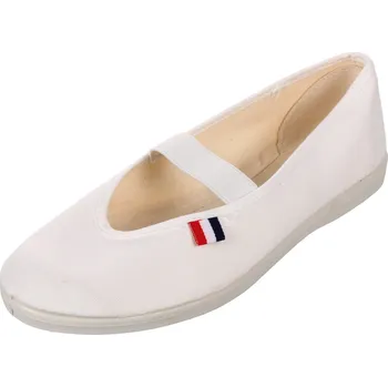 Cvičky gumotextilní bílá velikost 17