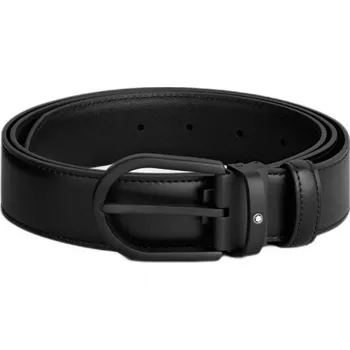 Opasek MONTBLANC - Matt black 35 mm - Pánský opasek