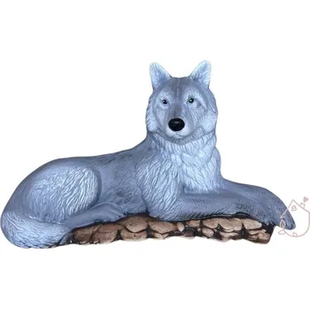 Zahradní dekorace Vlk Vite keramický