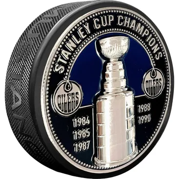 Puk Mustang Puk Edmonton Oilers NHL Ultra 3D Stanley Cup Medallion