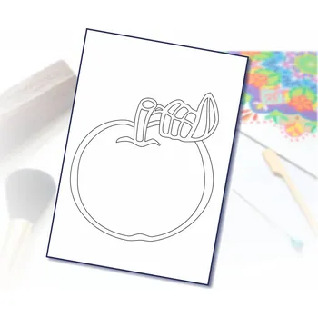 Radost v písku Šablona na pískování jablíčko A6