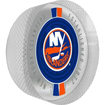 Puk Mustang Puk New York Islanders NHL Crystal Ribbon