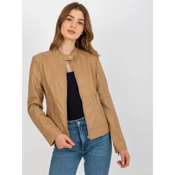 Dámská krátká bunda NM DE KR HX 2838.95P Hnědá velbloud - FPrice camel S