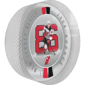 Puk Mustang Puk New Jersey Devils NHL Crystal Breakout - Jack Hughes