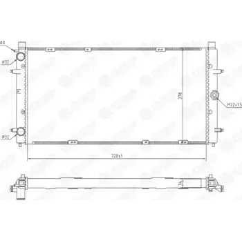 Chladič motoru QWP Chladič vody QWP WRA141