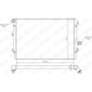 Chladič motoru QWP Chladič vody QWP WRA104