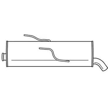 Tlumič výfuku QWP Zadní tlumič výfuku QWP WEX251