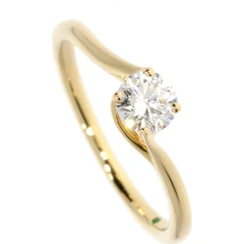 Prsten Zlatnictví Helios Diamantový prsten s asymetrickou korunkou