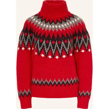 Dámský svetr Polo Ralph Lauren Dámský Svetr S Rolákem, červená / černá /...